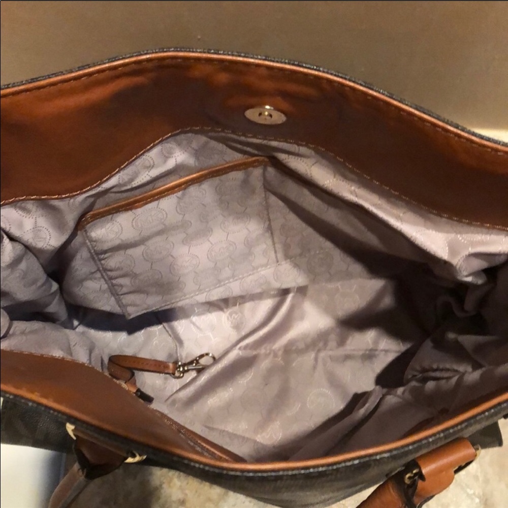 Authentic Logo Michael Kors Large Hamilton - Picture 4 of 5